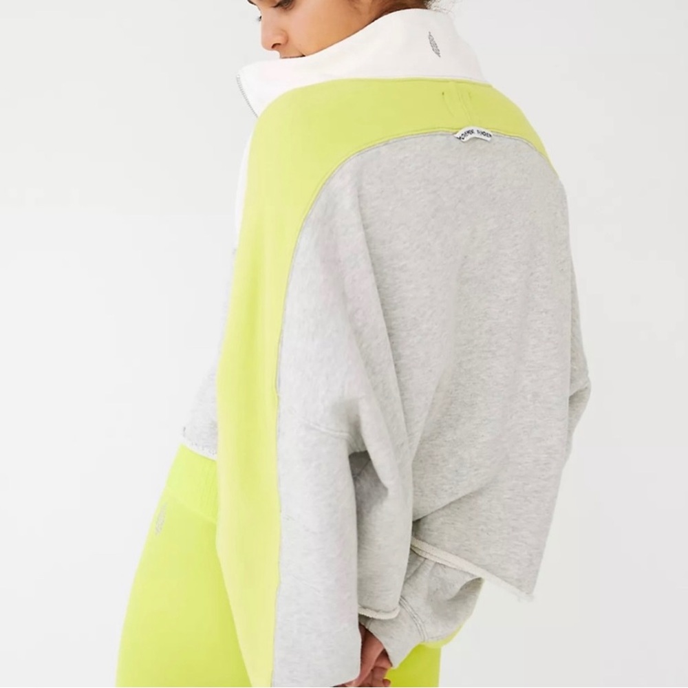 Free People Split Second Half Zipped Pullover - Picture 8 of 8